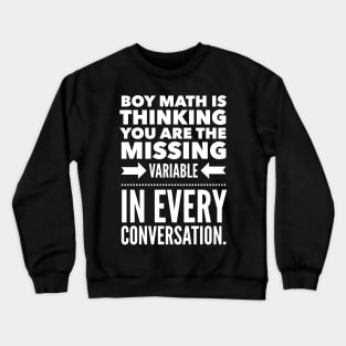 Boy Math Crewneck Sweatshirt